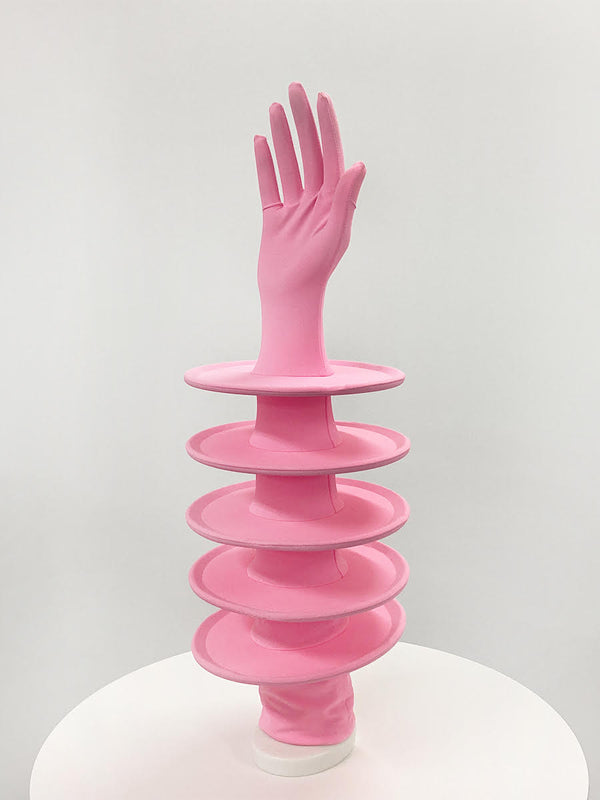 Baby Pink Discs Glove-Sun Woo-APOC STORE