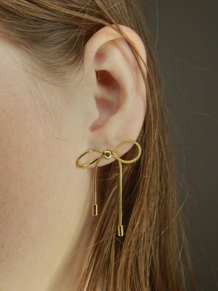アクセサリー marland backus MARLAND BACKUS / Bow Necklace / Gold | DELTA