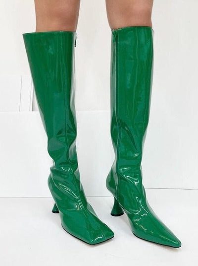 Spinach Green Tri-Square-Sun Woo-APOC STORE