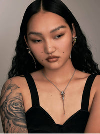 Gold Sarracenia Earring-Ancient Future-APOC STORE