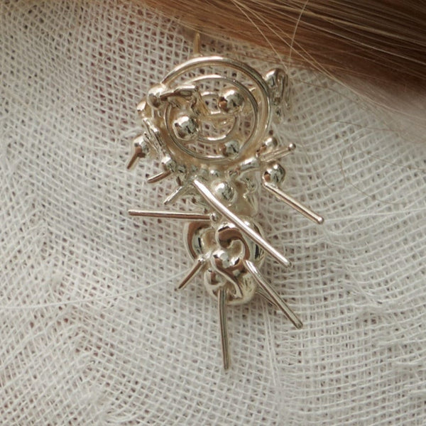 YJ04 the spikes Earring-YINGLIN-APOC STORE