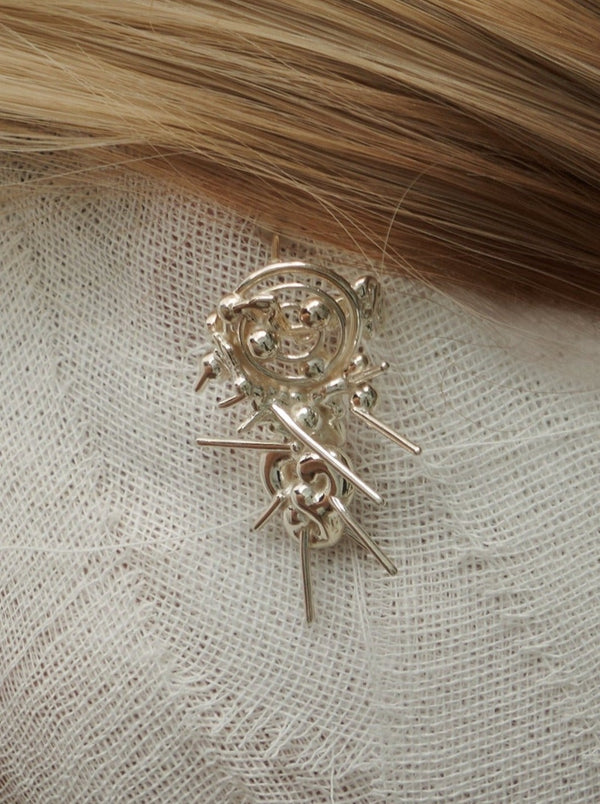 YJ04 the spikes Earring-YINGLIN-APOC STORE