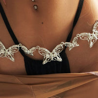 Multi wear Y Logo Butterfly Chain-YINGLIN-APOC STORE